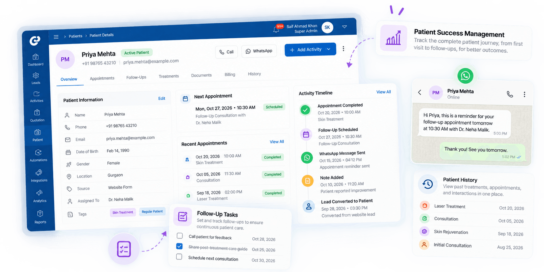 Patient Success Management Workflow