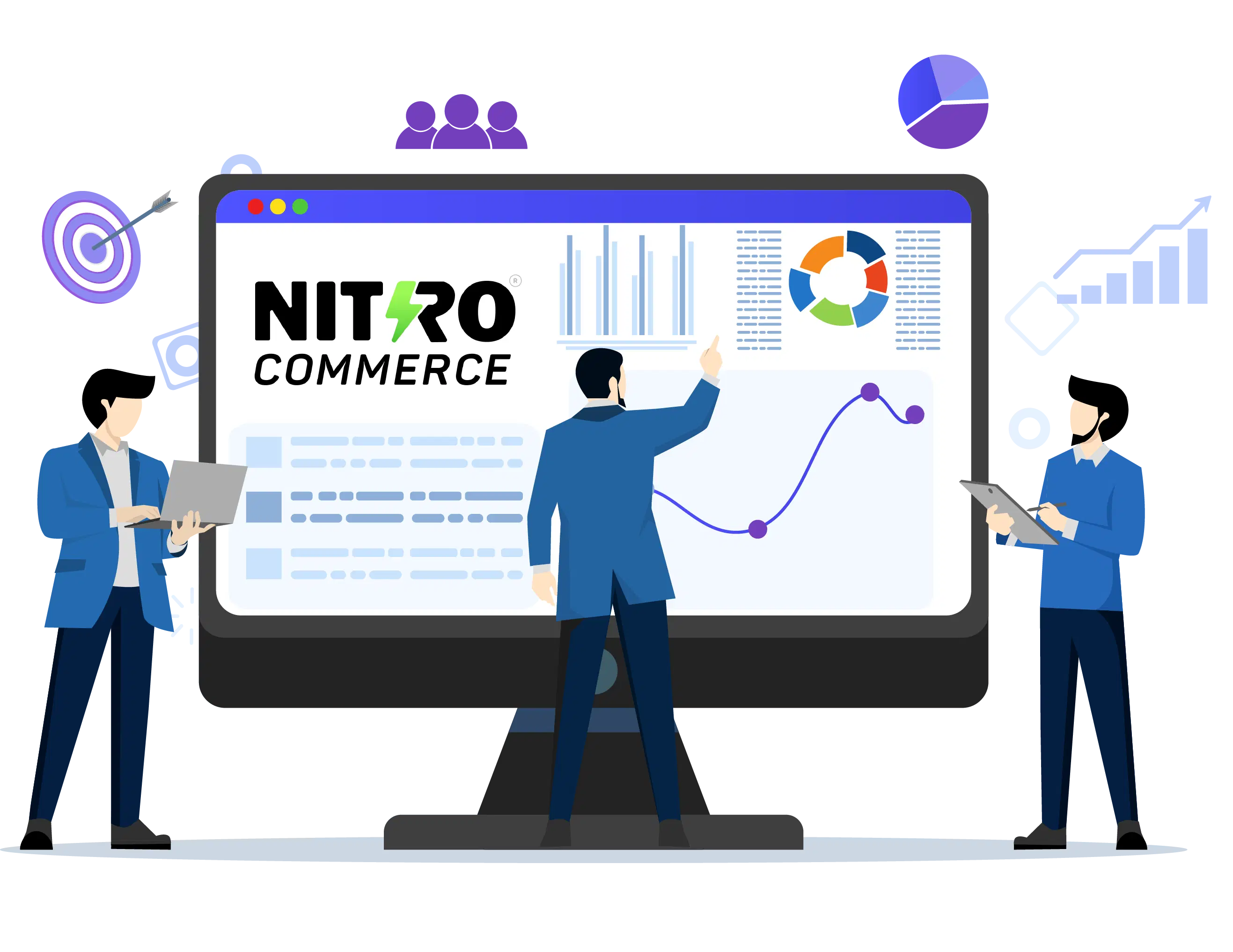 Nitro Commerce sales features