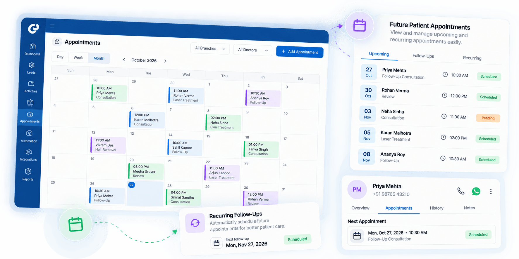 Plan Future Patient Appointments