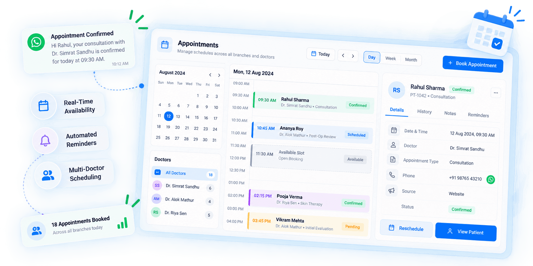 Patient Scheduling Software - Appointments & Availability